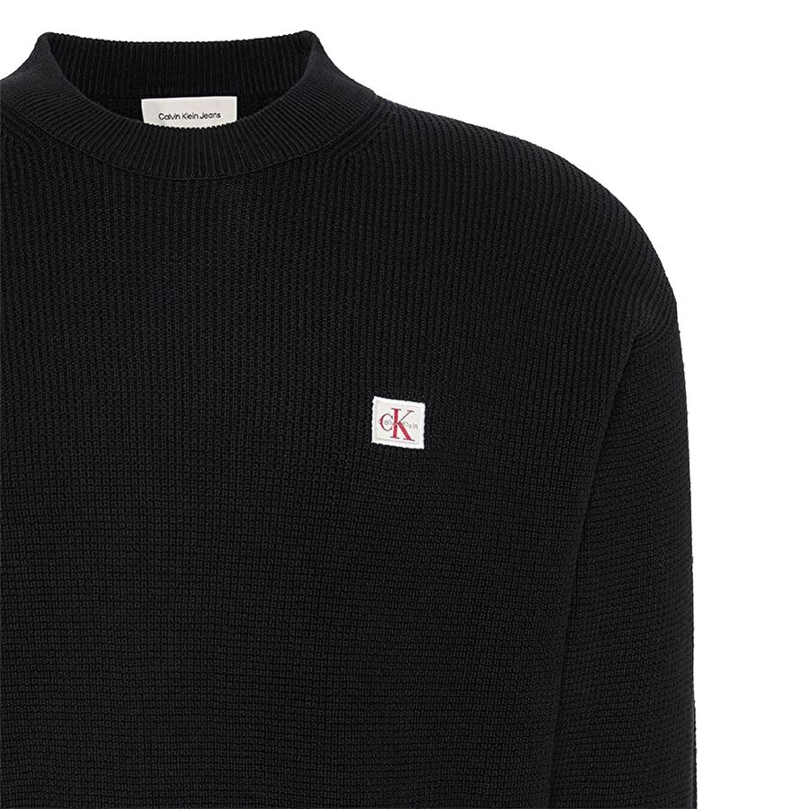 Maglione lavorato a maglia a losanghe di cotone da uomo Calvin Klein | LV04RD313GUB1